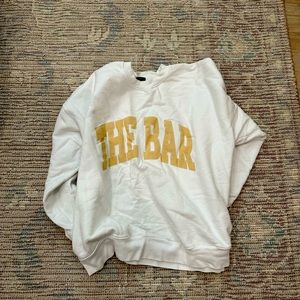 The BAR varsity crew neck sweatshirt in 2xl. Used in good condition.